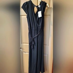 Lularoe Karen Romper Solid Black Size Medium